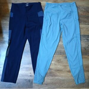 2 pair like new small workout pants